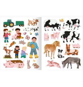 Mein Endlos-Stickerspaß – Bauernhof
