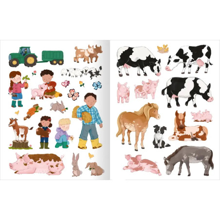 Mein Endlos-Stickerspaß – Bauernhof