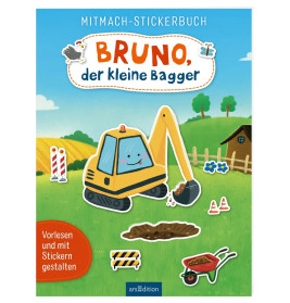 Mitmach-Stickerbuch – Bruno, der kleine Bagger