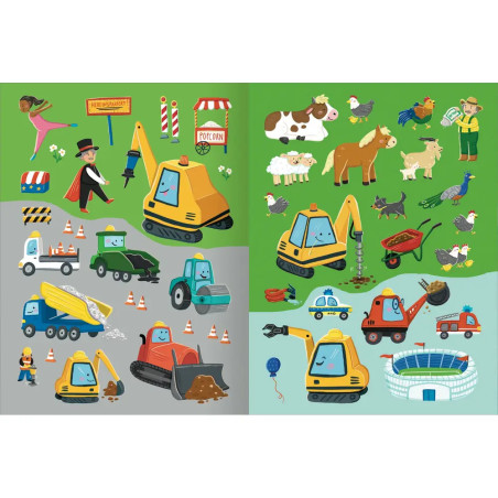 Mitmach-Stickerbuch – Bruno, der kleine Bagger