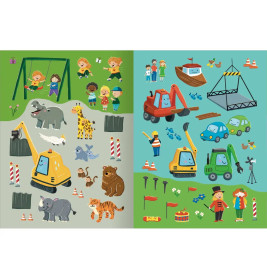 Mitmach-Stickerbuch – Bruno, der kleine Bagger