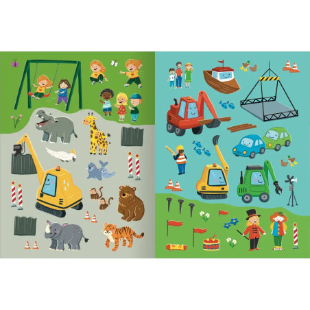 Mitmach-Stickerbuch – Bruno, der kleine Bagger