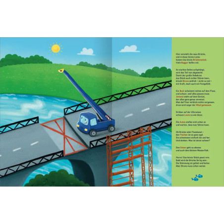 Mitmach-Stickerbuch – Bruno, der kleine Bagger