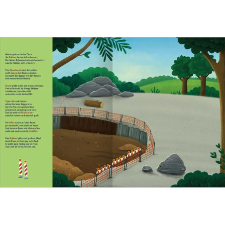 Mitmach-Stickerbuch – Bruno, der kleine Bagger