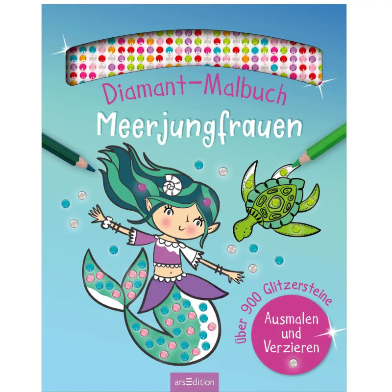 Diamant-Malbuch Meerjungfrauen