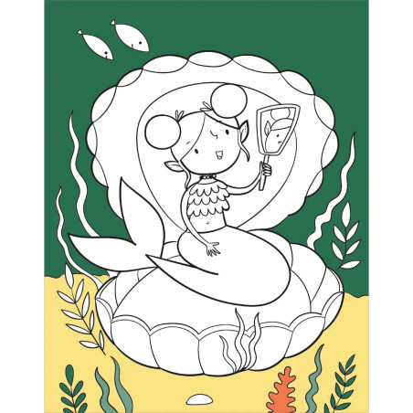 Diamant-Malbuch Meerjungfrauen