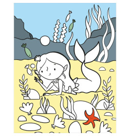 Diamant-Malbuch Meerjungfrauen