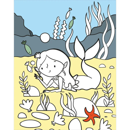 Diamant-Malbuch Meerjungfrauen