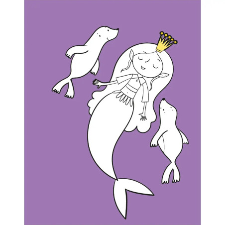 Diamant-Malbuch Meerjungfrauen