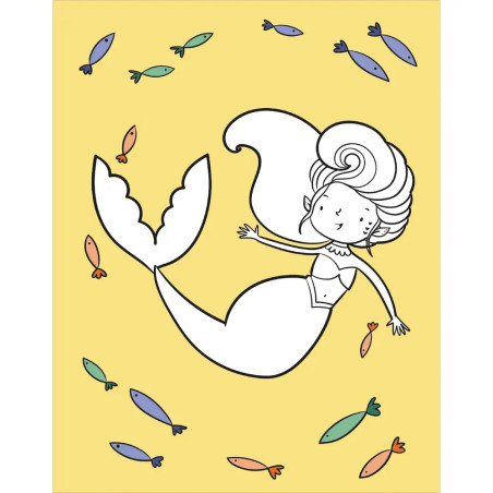 Diamant-Malbuch Meerjungfrauen