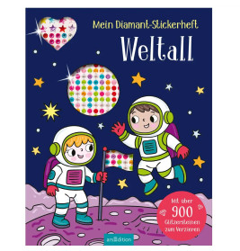 Mein Diamant-Stickerheft – Weltall