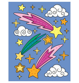 Mein Diamant-Stickerheft – Weltall