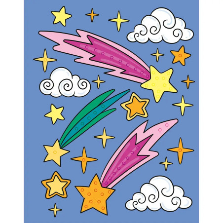 Mein Diamant-Stickerheft – Weltall