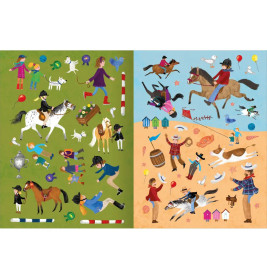 Mein Pferde-Stickerheft