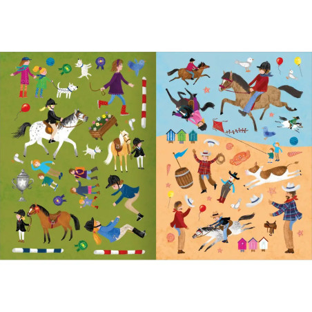 Mein Pferde-Stickerheft