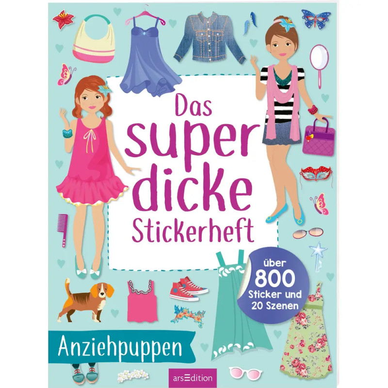 Das superdicke Stickerheft – Anziehpuppen