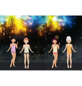 Das superdicke Stickerheft – Anziehpuppen