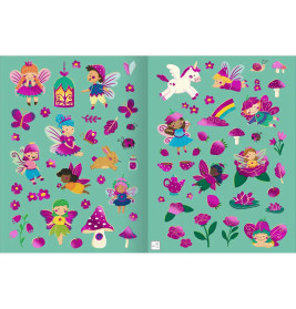 Erstes Stickern Metallic – Feen