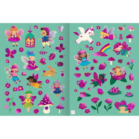 Erstes Stickern Metallic – Feen