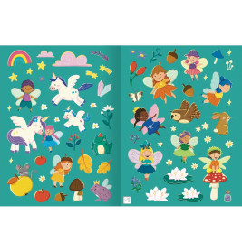 Erstes Stickern Metallic – Feen