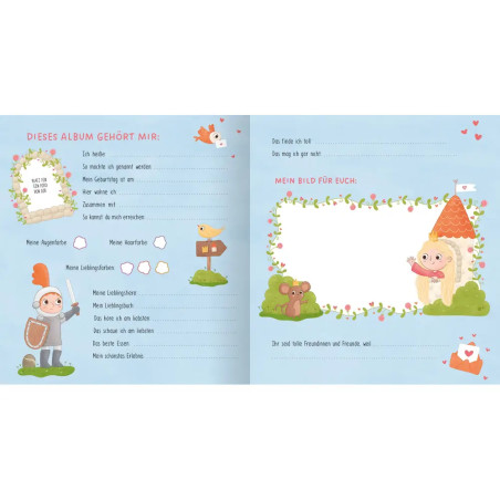 Meine Kindergartenfreunde – Einhorn und Prinzessin