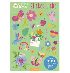 I Love to Bloom – Sticker-Liebe