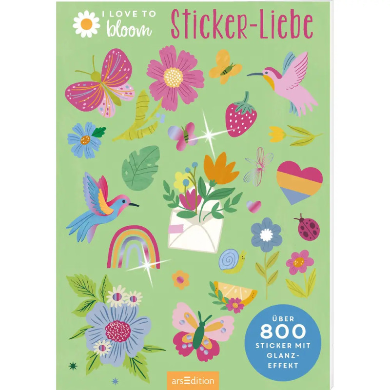 I Love to Bloom – Sticker-Liebe
