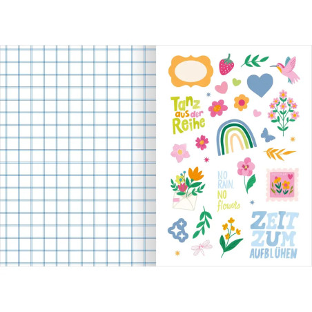 I Love to Bloom – Sticker-Liebe