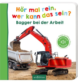 Hör mal rein, wer kann das sein? Bagger bei der Arbeit