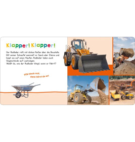 Hör mal rein, wer kann das sein? Bagger bei der Arbeit