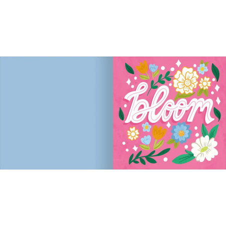 I Love to Bloom – Diamantsticker