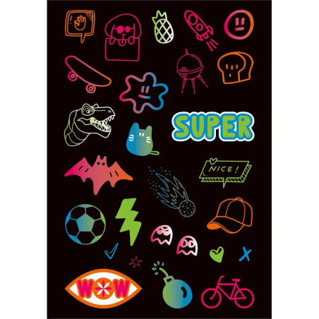 Neon-Sticker
