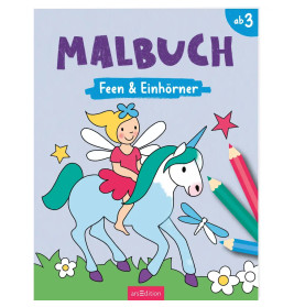 Malbuch Feen   Einhörner