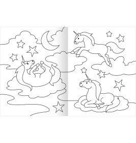 Malbuch Feen   Einhörner