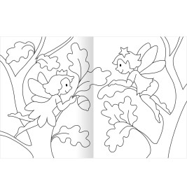 Malbuch Feen   Einhörner