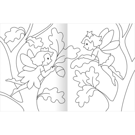 Malbuch Feen   Einhörner