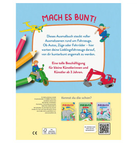 Malbuch Fahrzeuge