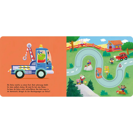 Meine Schiebebahn-Pappe: Fahr mit: Rettungsfahrzeuge