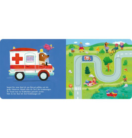 Meine Schiebebahn-Pappe: Fahr mit: Rettungsfahrzeuge
