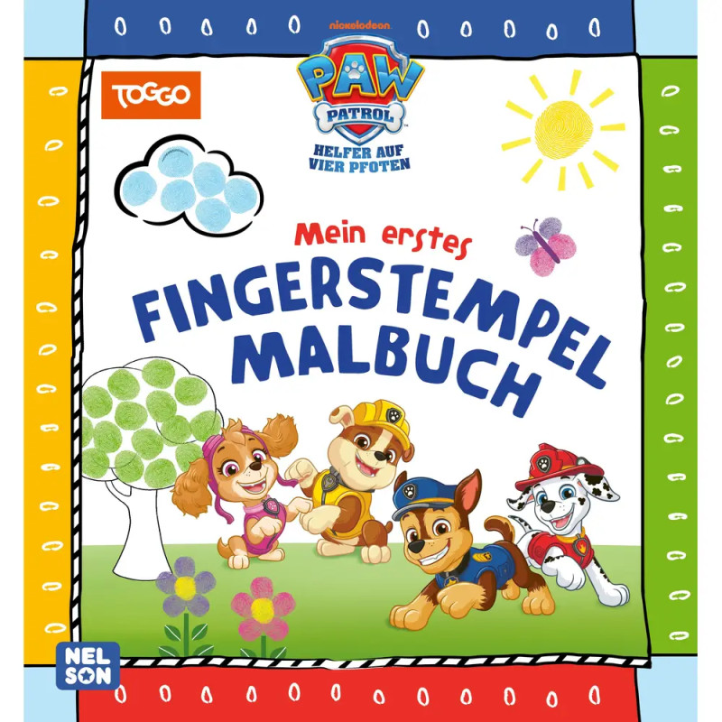 PAW Patrol Kindergartenheft: Mein erstes Fingerstempel-Malbuch