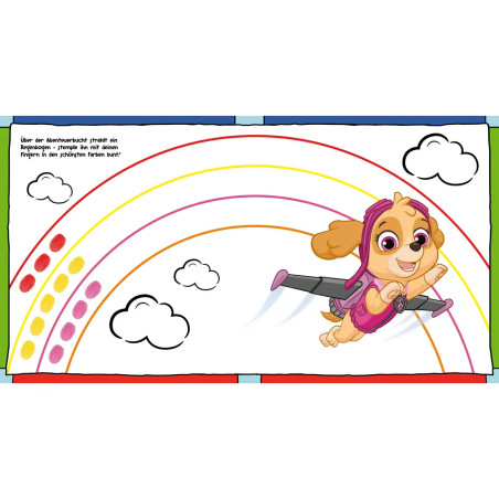 PAW Patrol Kindergartenheft: Mein erstes Fingerstempel-Malbuch