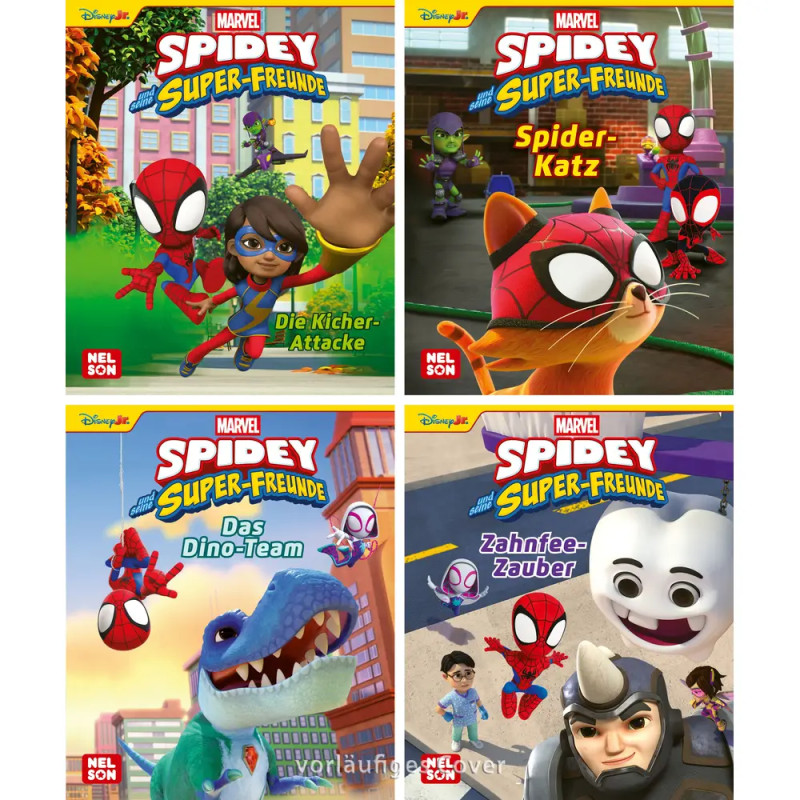 Nelson Mini-Bücher: Spidey und seine Freunde 9-12 (Einzel/WWS)