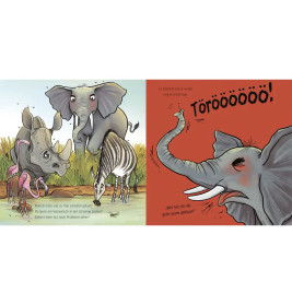 LESEMAUS 203: Elefant will durch die Wand