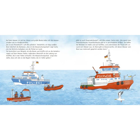 LESEMAUS 75: Große und kleine Schiffe im Hafen