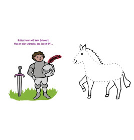 Ausmalbilder für Kita-Kinder: Das dicke Kindergarten-Malbuch: Punkt-zu-Punkt