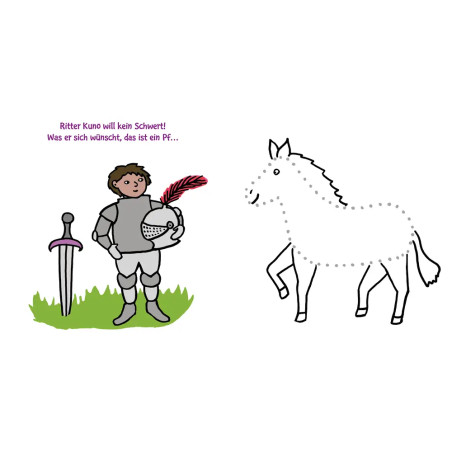 Ausmalbilder für Kita-Kinder: Das dicke Kindergarten-Malbuch: Punkt-zu-Punkt