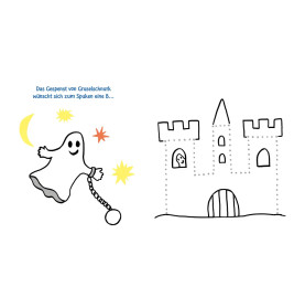 Ausmalbilder für Kita-Kinder: Das dicke Kindergarten-Malbuch: Punkt-zu-Punkt