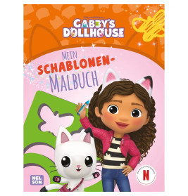 Gabby s Dollhouse: Mein Schablonen-Malbuch