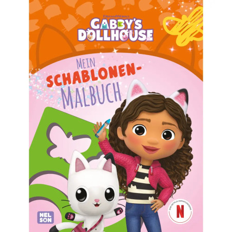Gabby s Dollhouse: Mein Schablonen-Malbuch