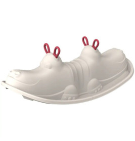 VEDES Hippo Rocker Kinderwippe | Sichere Schaukelwippe für 1-3 Kinder | Innen & Außen ab 9 Monaten bis 90kg